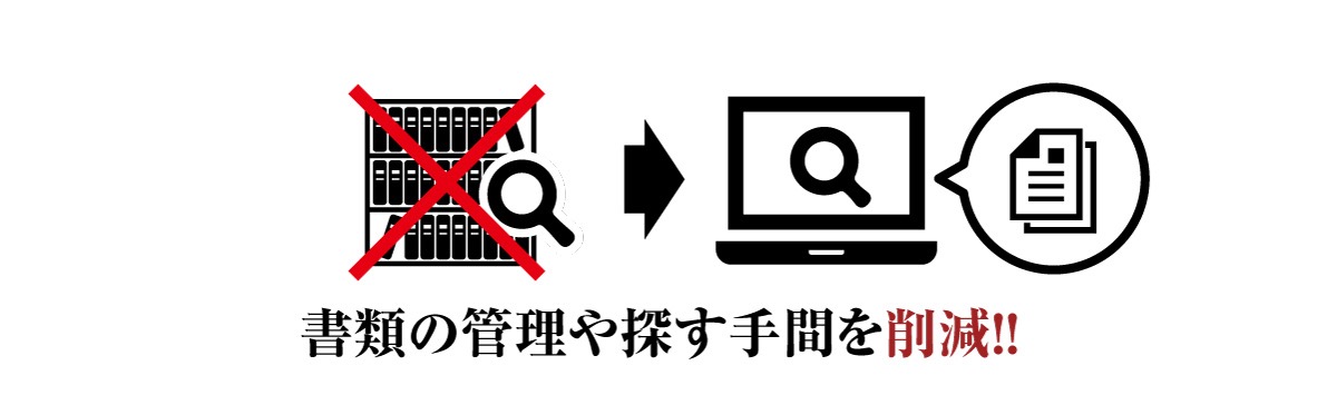 電子印鑑のメリット、書類の管理や探す手間を削減する